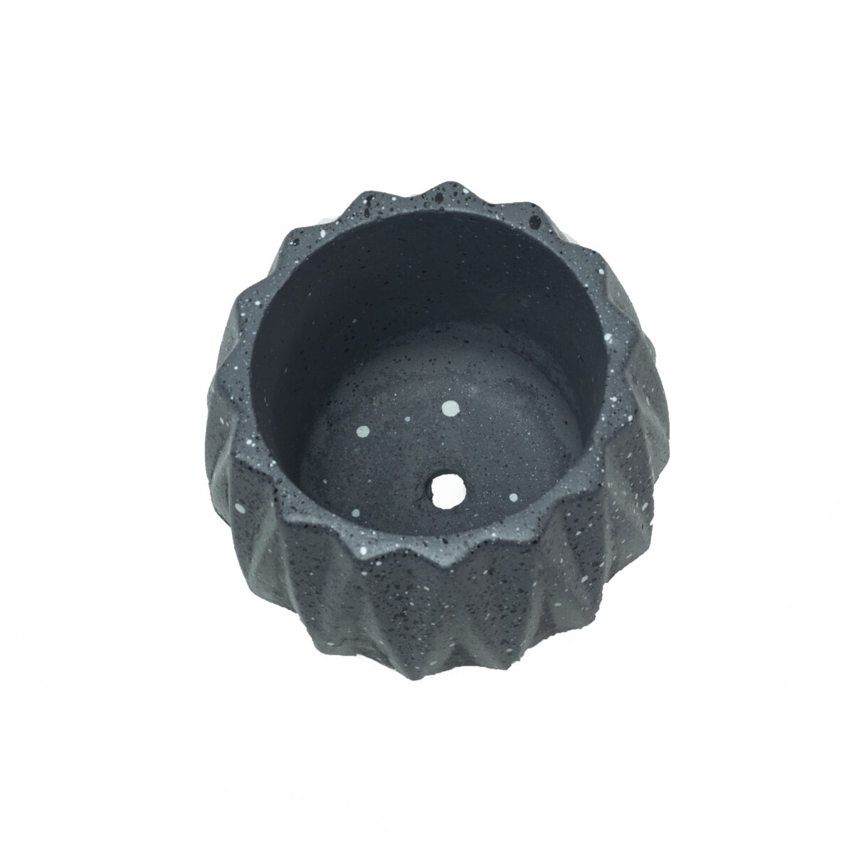 Charcoal Dholki cement Concrete Pot