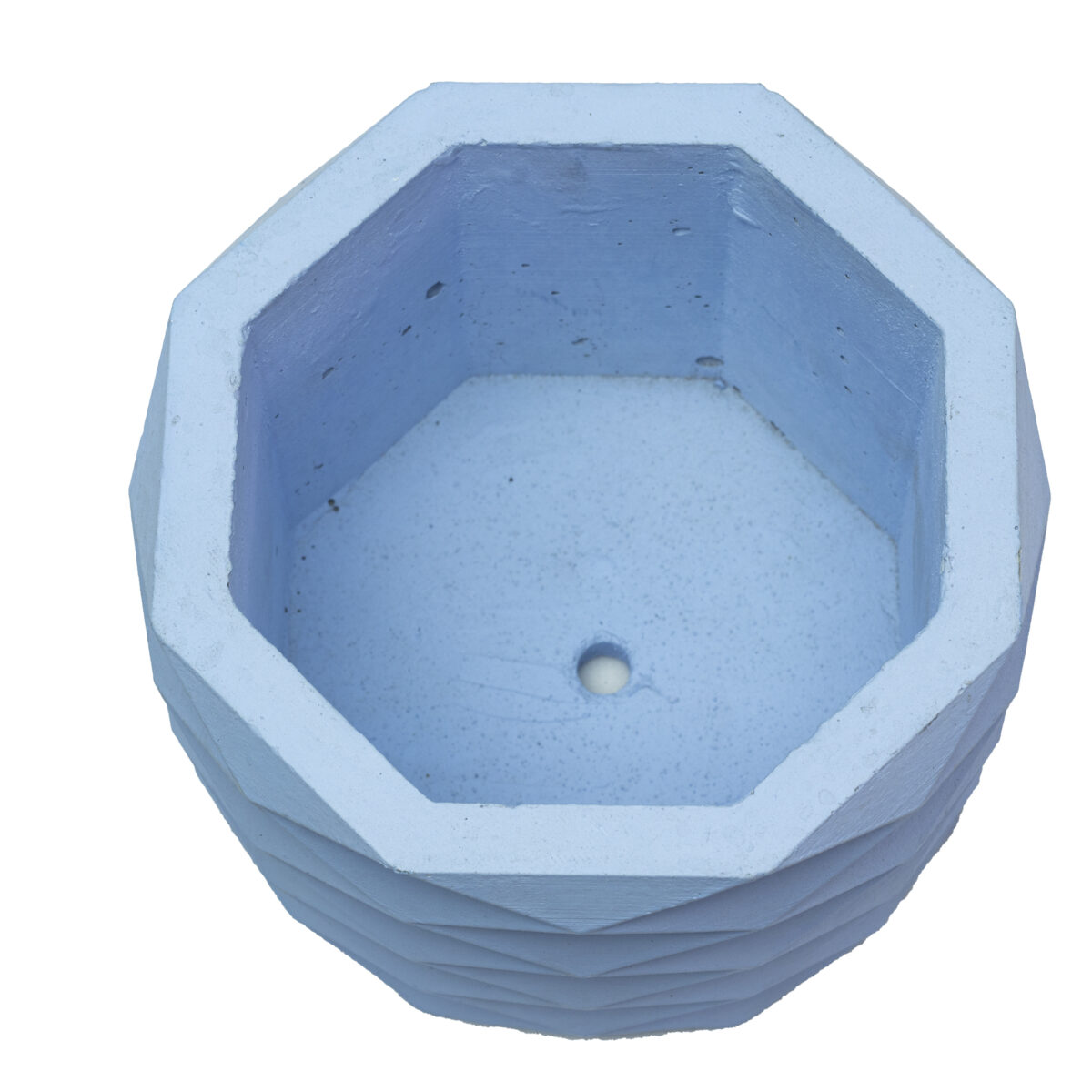 Sky Hexagon Cement Concrete Pot